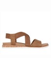 SANDALIAS ELÁSTICAS PARA MUJER SKECHERS BOBS Desert Kiss Low 114705 CAMEL