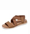 SANDALIAS ELÁSTICAS PARA MUJER SKECHERS BOBS Desert Kiss Low 114705 CAMEL