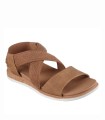 SANDALIAS ELÁSTICAS PARA MUJER SKECHERS BOBS Desert Kiss Low 114705 CAMEL