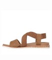 SANDALIAS ELÁSTICAS PARA MUJER SKECHERS BOBS Desert Kiss Low 114705 CAMEL