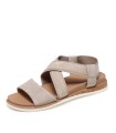 SANDALIAS ELASTICAS PARA MUJER SKECHERS BOBS Desert Kiss Low 114705 TAUPE
