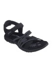 SANDALIA ELÁSTICA DE MUJER SKECHERS REGGAE SLIM - MEADOW GRAZER 163193 NEGRO