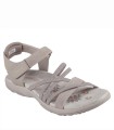 SANDALIA ELÁSTICA DE MUJER SKECHERS  REGGAE SLIM - MEADOW GRAZER 163193 TAUPE