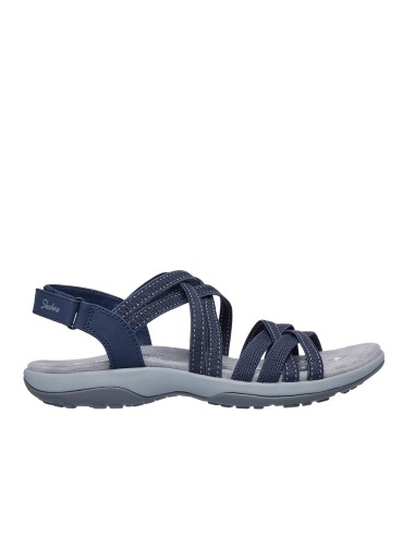 SANDALIAS ELÁSTICAS PARA MUJER SKECHERS Reggae Slim - Summer Getaway 163571 MARINO