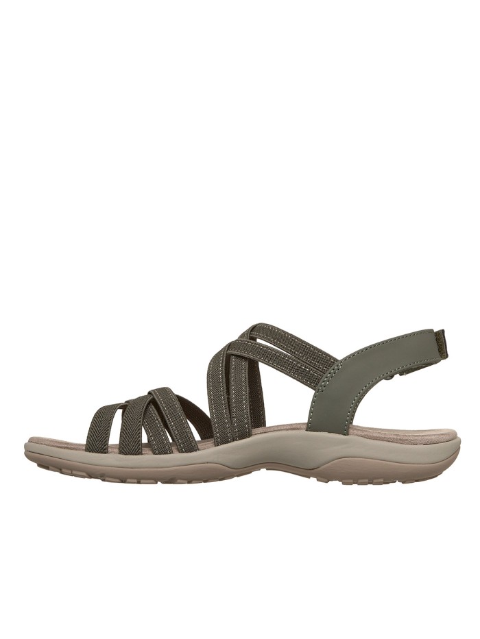 SANADALIAS ELÁSTICAS SKECHERS PARA MUJER Reggae® Slim - Summer Getaway 163571 VERDE