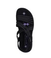 SANDALIAS ELÁSTICAS PARA MUJER SKECHERS Reggae Slim - Sunnyside 2.0 164036 NEGRO