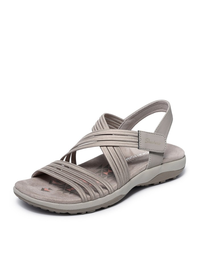 SANDALIAS ELÁSTICAS PARA MUJER SKECHERS Reggae® Slim - Sunnyside 2.0 164036 TAUPE