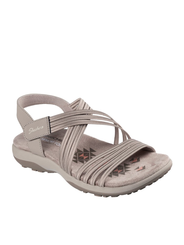 SANDALIAS ELÁSTICAS PARA MUJER SKECHERS Reggae® Slim - Sunnyside 2.0 164036 TAUPE