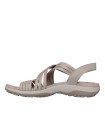 SANDALIAS ELÁSTICAS PARA MUJER SKECHERS Reggae® Slim - Sunnyside 2.0 164036 TAUPE