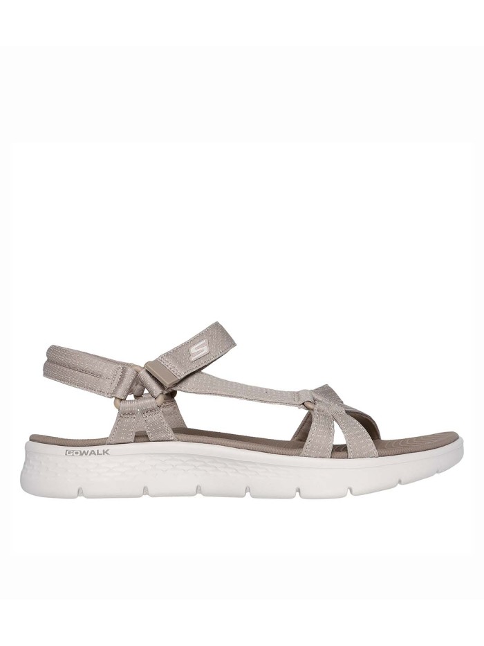 SANDALIAS CONFORT DE MUJER SKECHERS GO WALK Flex Sandal - Sublime 141451 TAUPE