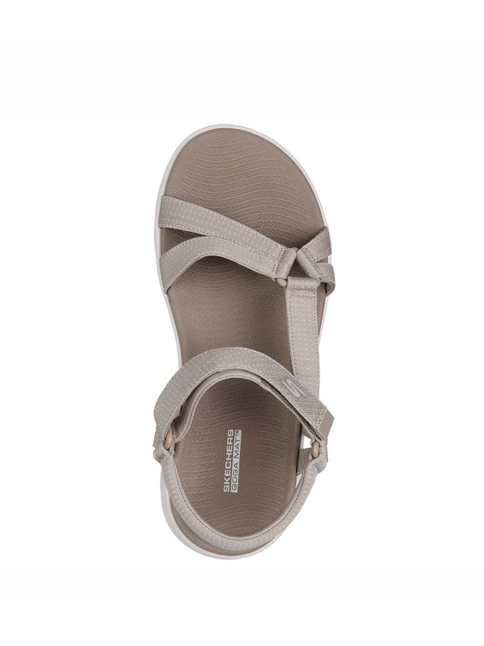 SANDALIAS CONFORT DE MUJER SKECHERS GO WALK Flex Sandal - Sublime 141451 TAUPE