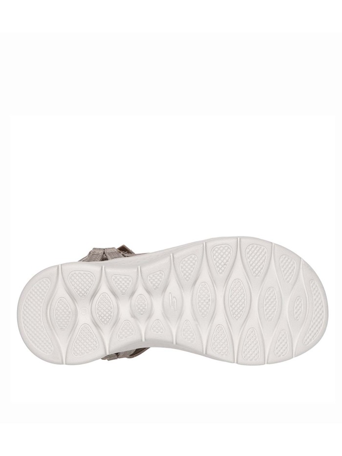 SANDALIAS CONFORT DE MUJER SKECHERS GO WALK Flex Sandal - Sublime 141451 TAUPE