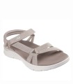 SANDALIAS CONFORT DE MUJER SKECHERS GO WALK Flex Sandal - Sublime 141451 TAUPE