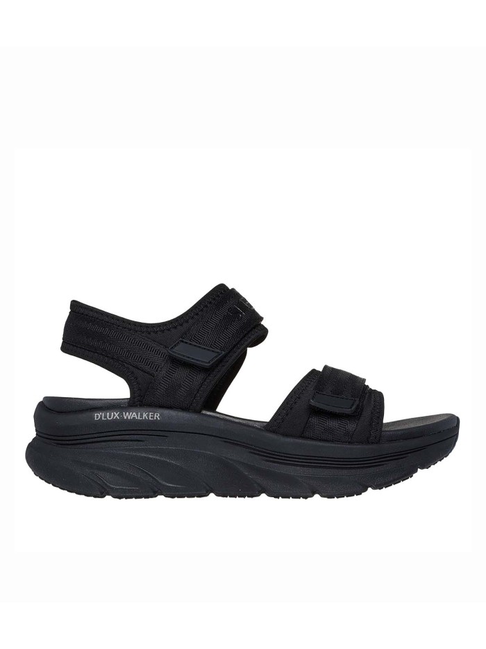 SANDALIAS CONFORT DE MUJER SKECHERS D'Lux Walker - Adored Days 119823 NEGRO