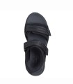 SANDALIAS CONFORT DE MUJER SKECHERS D'Lux Walker - Adored Days 119823 NEGRO