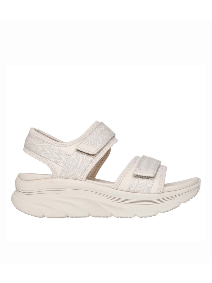 SANDALIAS CONFORT DE MUJER SKECHERS D'Lux Walker - Adored Days 119823 NAT