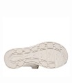 SANDALIAS CONFORT DE MUJER SKECHERS D'Lux Walker - Adored Days 119823 NAT