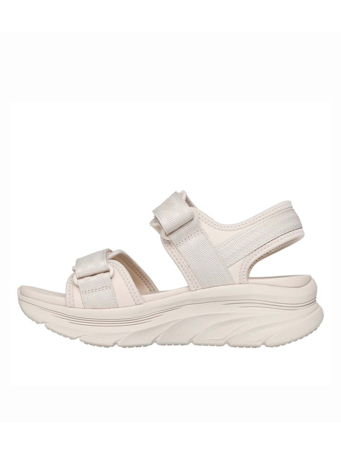 SANDALIAS CONFORT DE MUJER SKECHERS D'Lux Walker - Adored Days 119823 NAT