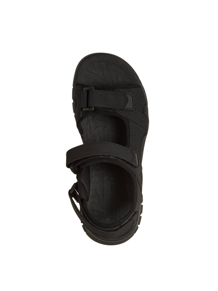 SANDALIA DE RIO CON VELCROS PARA HOMBRE SKECHERS Relaxed Fit: Wagner - Avalon 205724 NEGRO