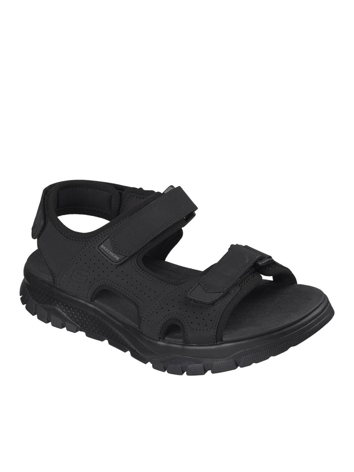 SANDALIA DE RIO CON VELCROS PARA HOMBRE SKECHERS Relaxed Fit: Wagner - Avalon 205724 NEGRO