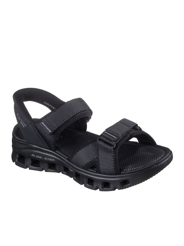 SANDALIAS CON VELCROS Skechers Slip-ins: Glide-Step Pro Sandal - Salvoe 232980 NEGRO