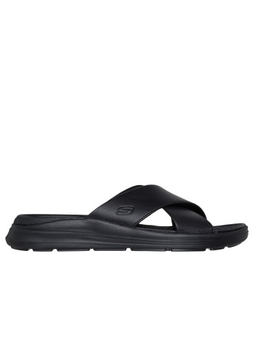 SANDALIAS TIPO PALA CASUAL PARA MUJER SKECHERS Relaxed Fit: Sargo - Denal 205627 NEGRO