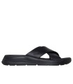 SANDALIAS TIPO PALA CASUAL PARA MUJER SKECHERS Relaxed Fit: Sargo - Denal 205627 NEGRO