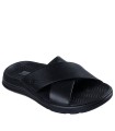 SANDALIAS TIPO PALA CASUAL PARA MUJER SKECHERS Relaxed Fit: Sargo - Denal 205627 NEGRO