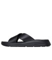 SANDALIAS TIPO PALA CASUAL PARA MUJER SKECHERS Relaxed Fit: Sargo - Denal 205627 NEGRO