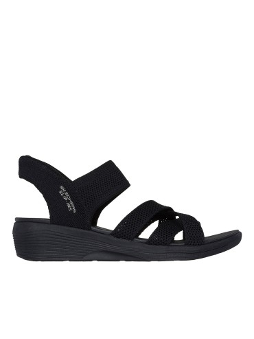 SANDALIAS VEGANAS ELÁSTICAS PARA MUJER SKECHERS Slip Ins Arya - Cooling Off 163524 NEGRO