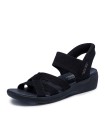 SANDALIAS VEGANAS ELÁSTICAS PARA MUJER SKECHERS Slip Ins Arya - Cooling Off 163524 NEGRO