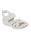 SANDALIAS ELÁSTICAS PARA MUJER SKECHERS SLIP INS Arya - Cooling Off 163524 BLANCO