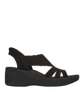 SANDALIAS DE CUÑA PARA MUJER SKECHERS Slip-Ins Skechers Parallel Lite 120012 NEGRO