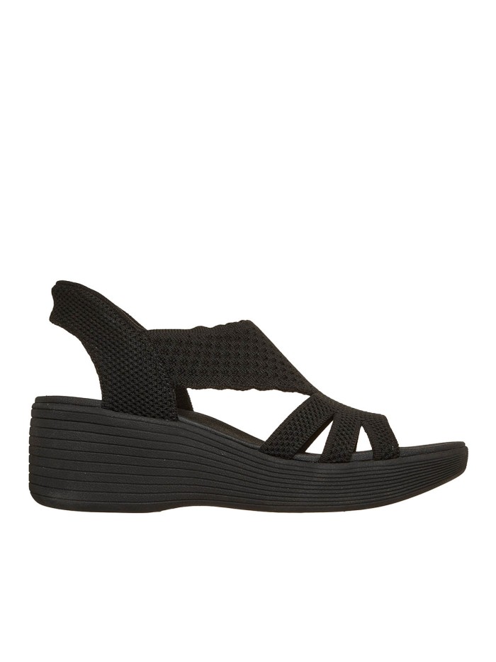 SANDALIAS DE CUÑA PARA MUJER SKECHERS Slip-Ins Skechers Parallel Lite 120012 NEGRO