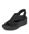 SANDALIAS DE CUÑA PARA MUJER SKECHERS Slip-Ins Skechers Parallel Lite 120012 NEGRO