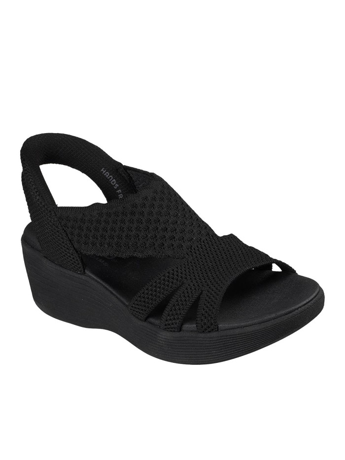 SANDALIAS DE CUÑA PARA MUJER SKECHERS Slip-Ins Skechers Parallel Lite 120012 NEGRO