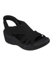 SANDALIAS DE CUÑA PARA MUJER SKECHERS Slip-Ins Skechers Parallel Lite 120012 NEGRO