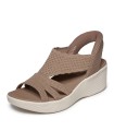SANDALIAS DE CUÑA PARA MUJER SKECHERS Parallel Lite Summer Invite 120012 MARRÓN