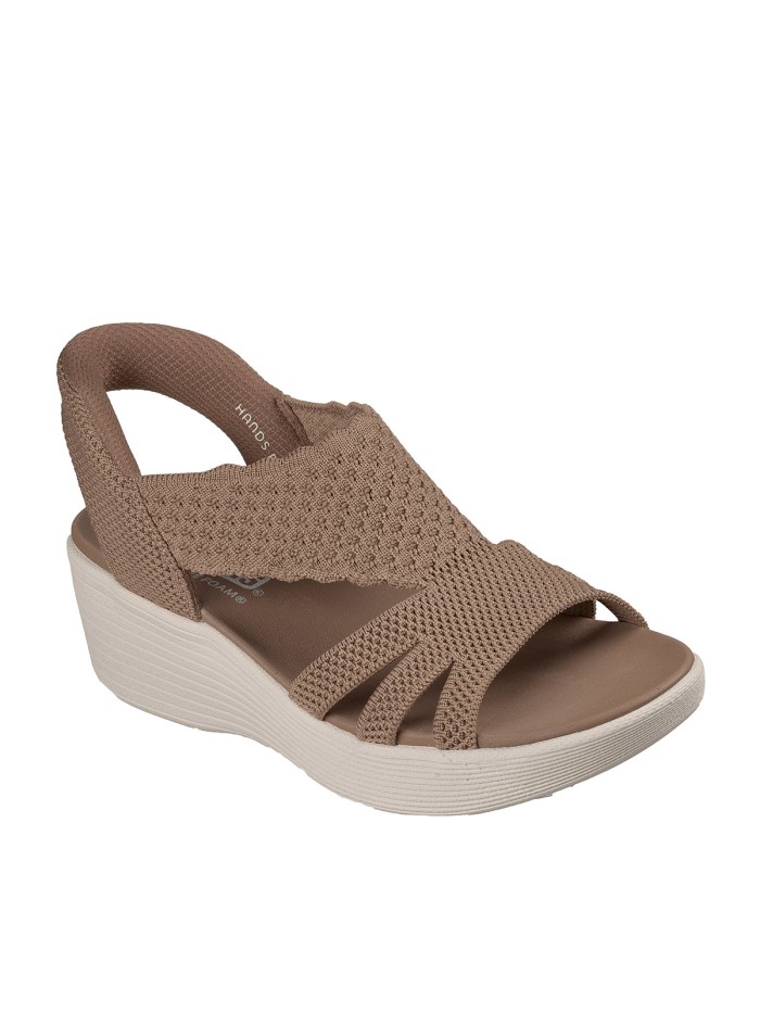 SANDALIAS DE CUÑA PARA MUJER SKECHERS Parallel Lite Summer Invite 120012 MARRÓN