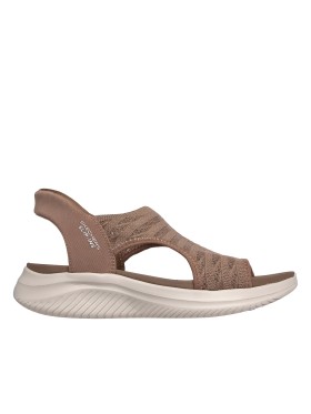 SANDALIAS ELÁSTICAS PARA MUJER SKECHERS Slip-ins: Ultra Flex 3.0 - Sun Warmth 119805 MARRÓN
