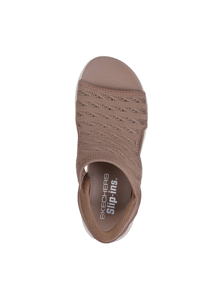 SANDALIAS ELÁSTICAS PARA MUJER SKECHERS Slip-ins: Ultra Flex 3.0 - Sun Warmth 119805 MARRÓN