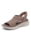 SANDALIAS ELÁSTICAS PARA MUJER SKECHERS Slip-ins: Ultra Flex 3.0 - Sun Warmth 119805 MARRÓN