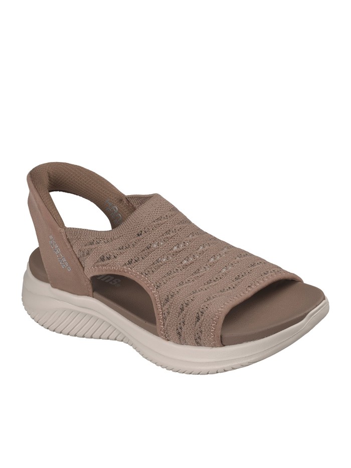 SANDALIAS ELÁSTICAS PARA MUJER SKECHERS Slip-ins: Ultra Flex 3.0 - Sun Warmth 119805 MARRÓN