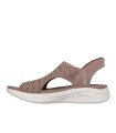 SANDALIAS ELÁSTICAS PARA MUJER SKECHERS Slip-ins: Ultra Flex 3.0 - Sun Warmth 119805 MARRÓN