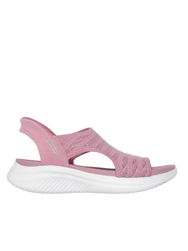 SANDALIAS ELÁSTICAS PARA MUJER SKECHERS Slip-ins: Ultra Flex 3.0 - Sun Warmth 119805 ROSA