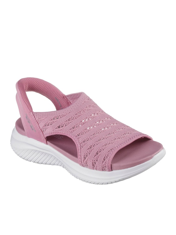 SANDALIAS ELÁSTICAS PARA MUJER SKECHERS Slip-ins: Ultra Flex 3.0 - Sun Warmth 119805 ROSA