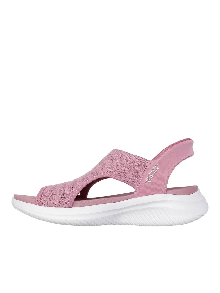 SANDALIAS ELÁSTICAS PARA MUJER SKECHERS Slip-ins: Ultra Flex 3.0 - Sun Warmth 119805 ROSA