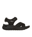 SANDALIAS CON VELCROS DE MUJER SKECHERS Arch Fit 2.0 Sandal - Feelin' Bright 164078 NEGRO