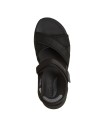 SANDALIAS CON VELCROS DE MUJER SKECHERS Arch Fit 2.0 Sandal - Feelin' Bright 164078 NEGRO