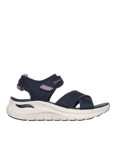 SANDALIAS CON VELCROS DE MUJER SKECHERS Arch Fit 2.0 Sandal - Feelin' Bright 164078 MARINO